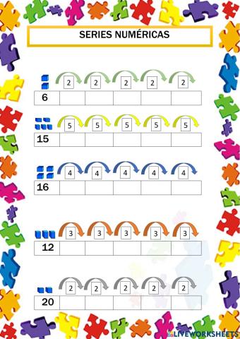 SERIES NUMÉRICAS U-6 (2-3 y 5)