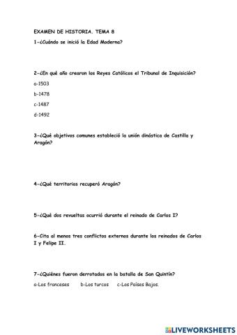 Hegemonía española en el siglo xvi