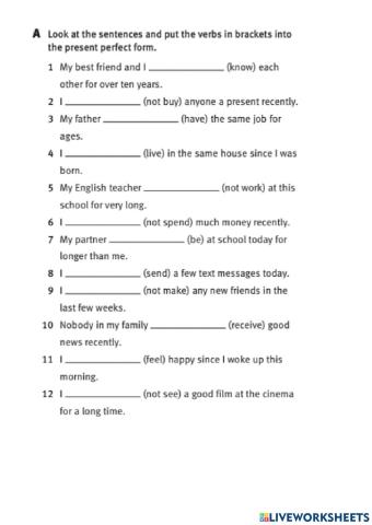 Present Perfect x Past Simple