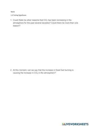 1.4 Testing Hypotheses