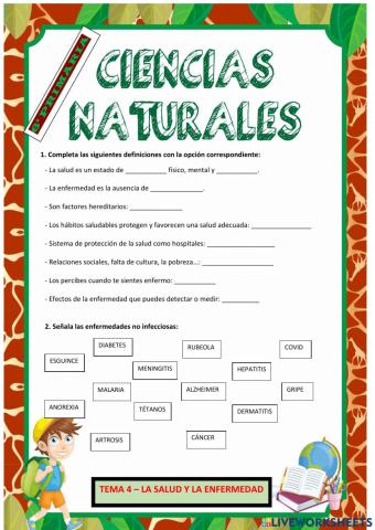 La salud y la enfermedad