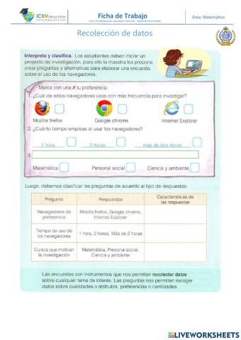 Recolección de datos