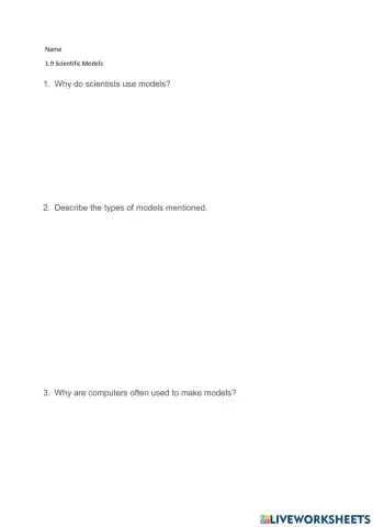 1.9 Scientific Models