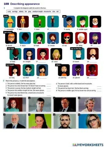 Physical appearance and comparatives