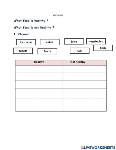Work sheet 1 Unit 15