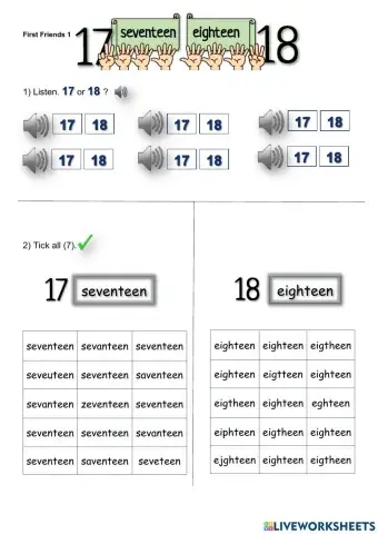 First Friends 1 - 17, 18 (1)