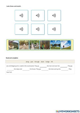 BI3 vocabulary and story 1 and 2