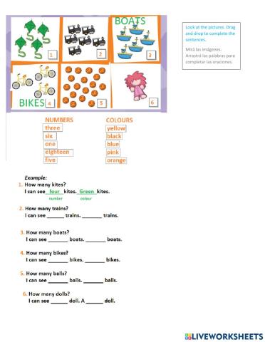 Revision - Parts of the house and How many...?