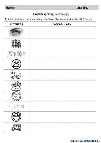 Spelling Test Technology