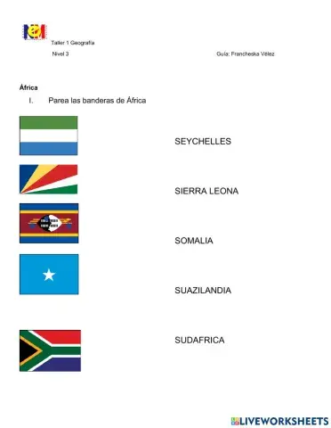 Banderas de Africa
