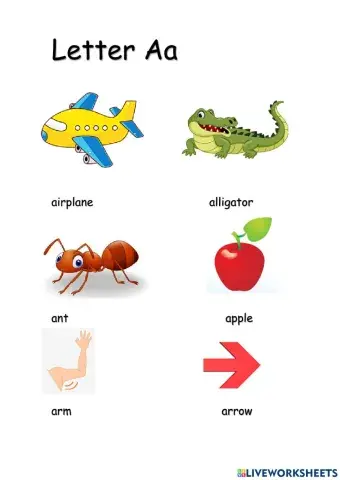 Letter Aa activity