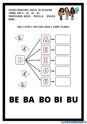 Familia silabica - b