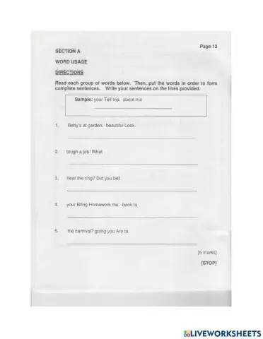 GLAT Language Skills 2009