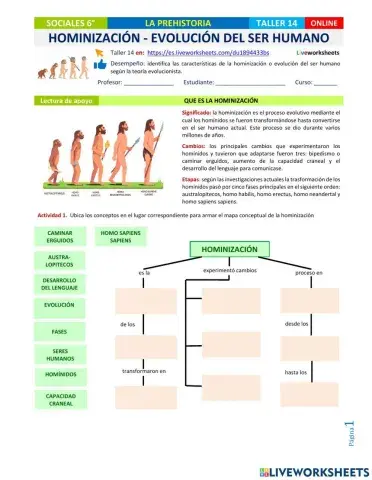 Evolución del ser humano