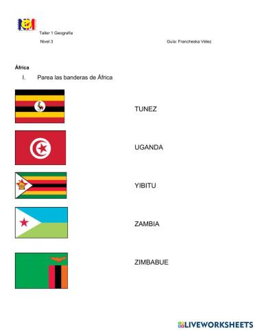 Banderas de Africa