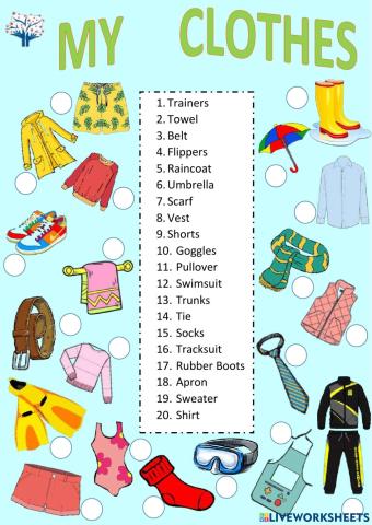 My clothes
