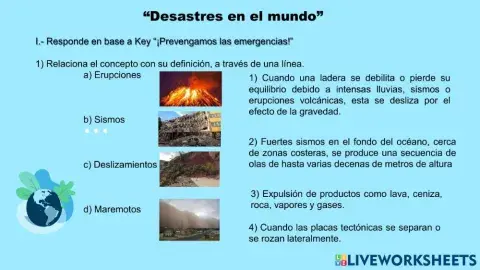 Desastres en el mundo