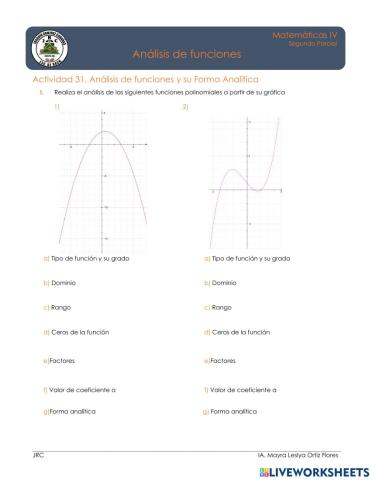Análisis de Funciones