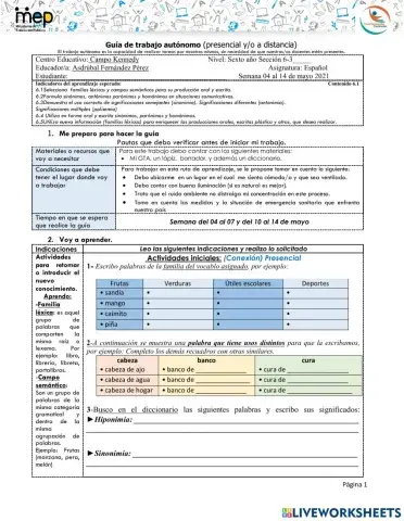 GTA 1 Español gramática