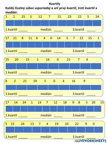 3 - Kvartily