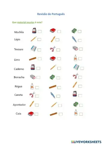 Revisao de Vocabulário