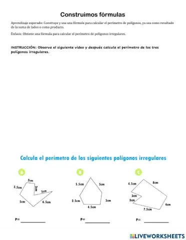 Calculamos perímetros