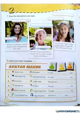 Family - Physical description