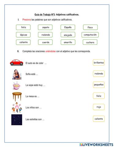 Adjetivos Calificativos