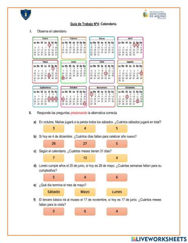 Calendario