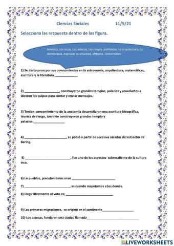 Los  pueblos precolombinos