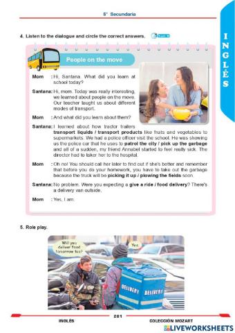 Unidad 3 - Inglés 5°