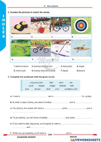 Unidad 3 - Inglés 4°