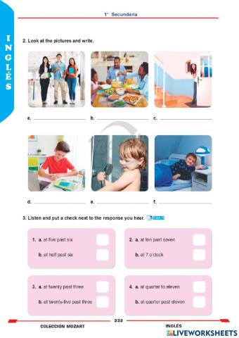 Unidad 3 - Inglés 1°