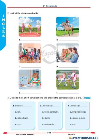 Unidad 3 - Inglés 2°