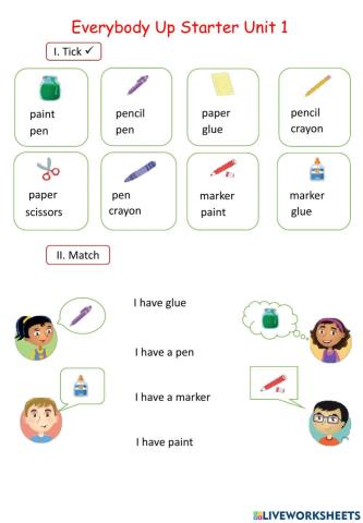 Eveybody Up Starter Unit 1