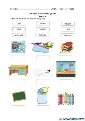 Các vật xung quanh