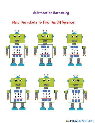 Subtraction borrowing