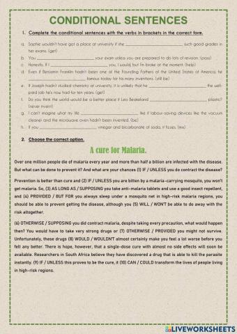 Conditional Sentences C1