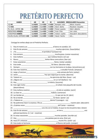 Pretérito perfecto-presente perfecto