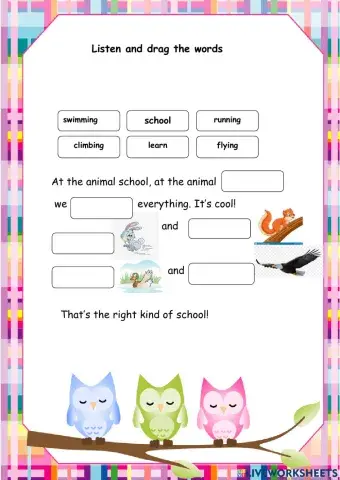 At the animal school