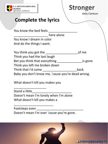 Stronger- Kelly Clarkson