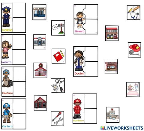 Oficios y Profesiones puzzle 2