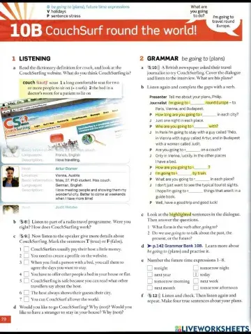 Going to for future plans