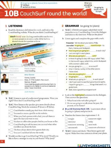 Going to for future plans