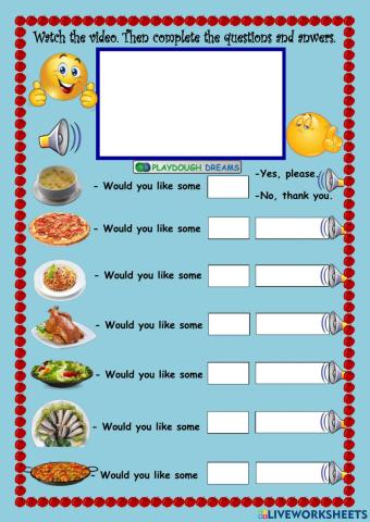 Would you like some...?