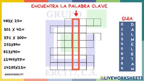 Encuentra la Palabra Clave