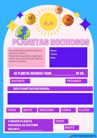 Planetas Rochosos