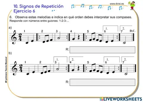 SIGNOS DE REPETICIÓN Ejerc. 6