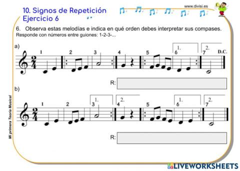 SIGNOS DE REPETICIÓN Ejerc. 6