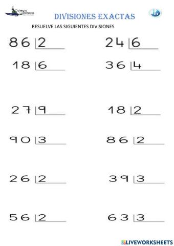 Division exacta